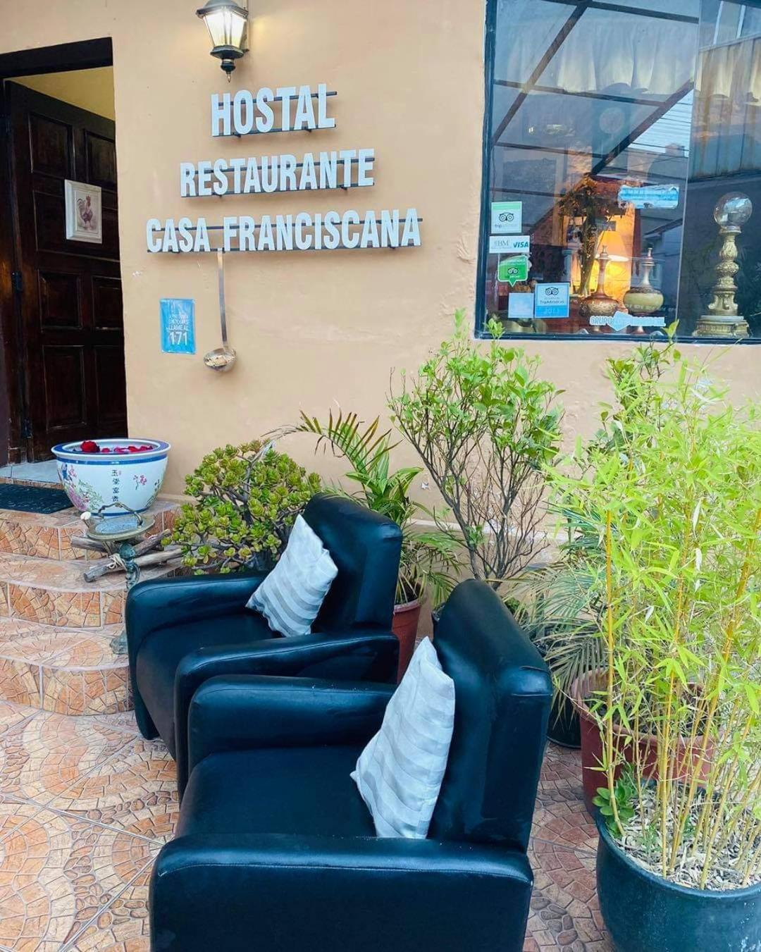 Hotel Casa Franciscana Quito Exteriör bild